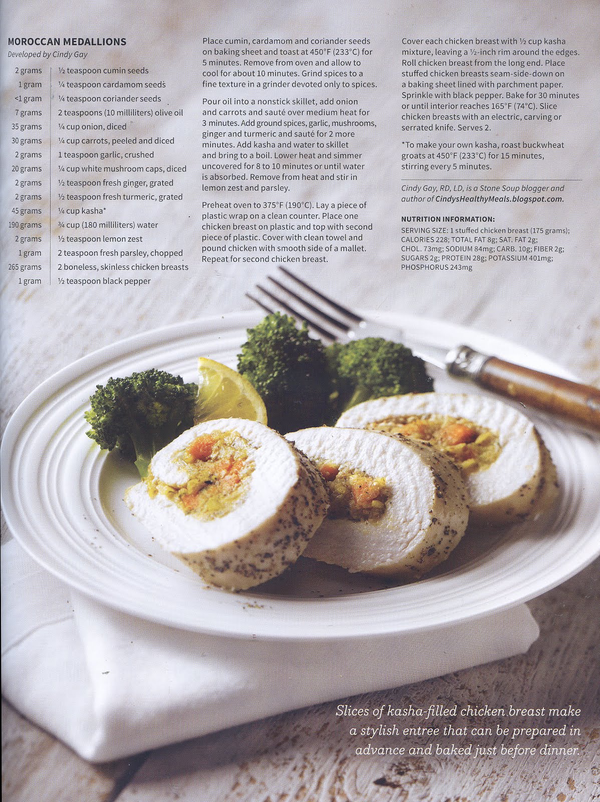 Published in Food & Nutrition Magazine