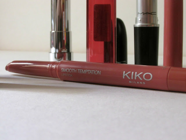 Kiko Milano Smooth Temptation Lipstick in 04, current lip picks