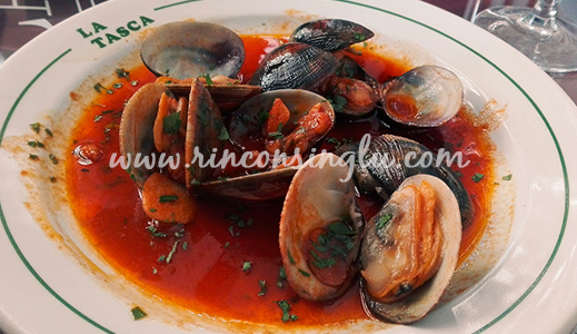 Almejas a la Marinera comida celiacos jerez