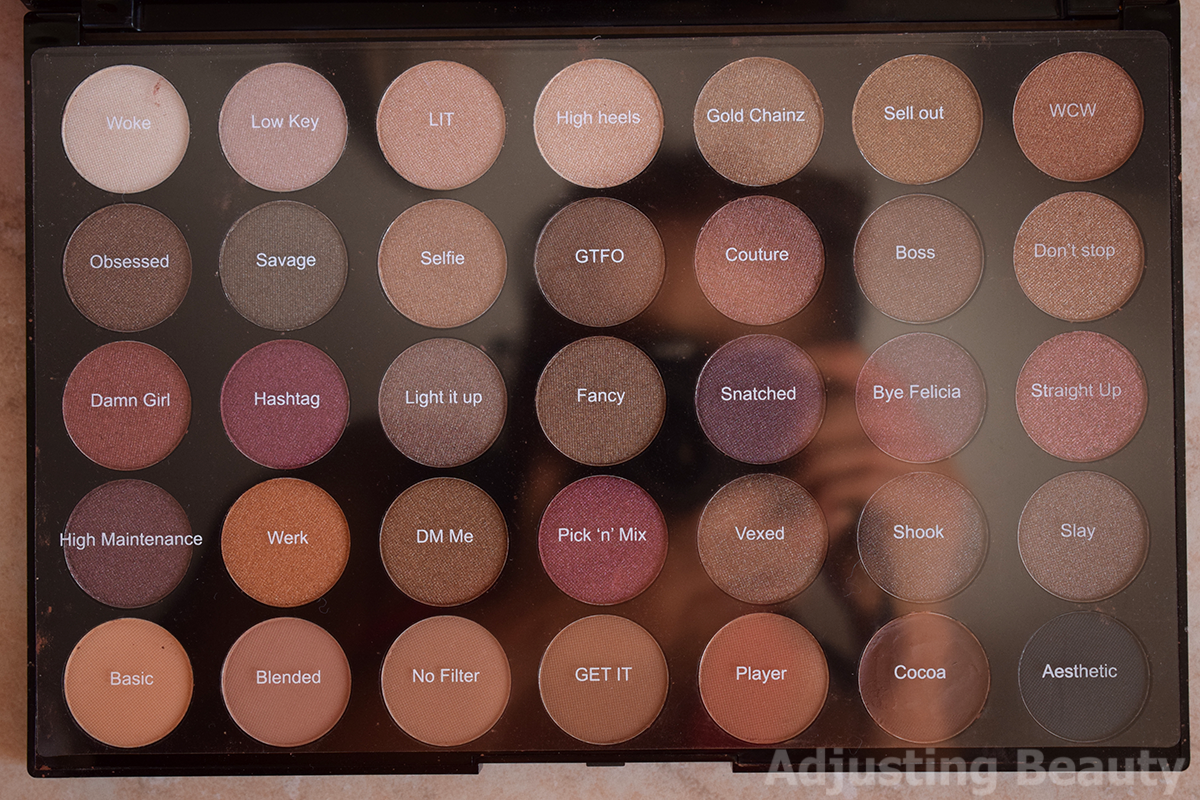Review Makeup Revolution Pro Hd Amplified 35 Palette Luxe
