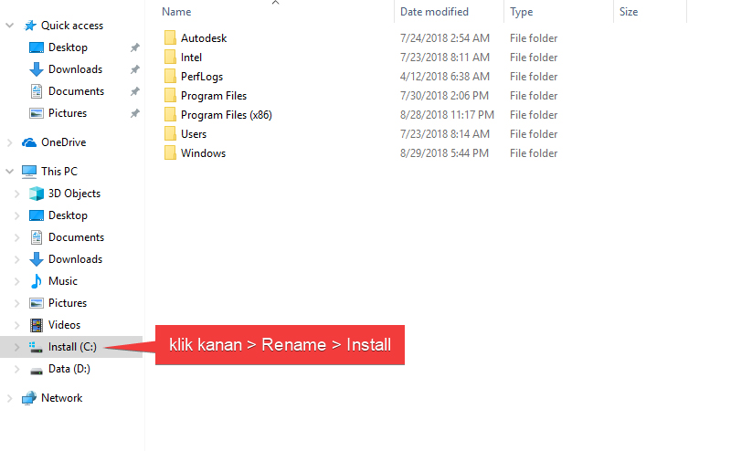 setelah di Rename setelah di Rename