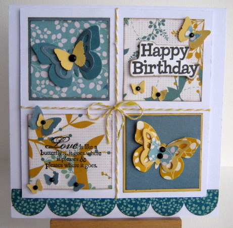 Artfull Crafts: Christine - Hummingbird Square Cards