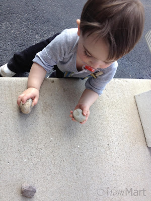 Playing with rocks