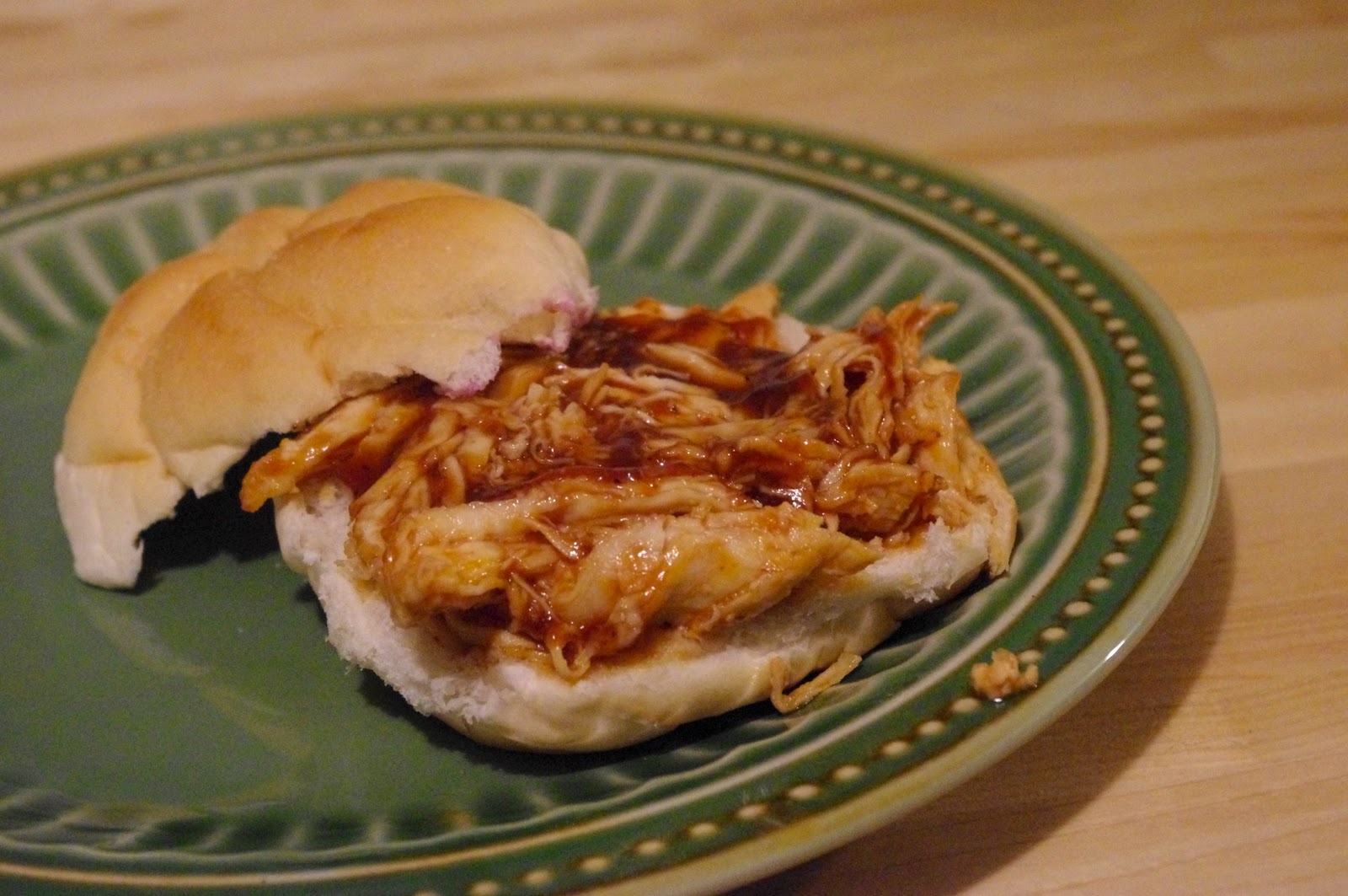 maggie made: Pulled Barbecue Chicken Sandwiches with Tangy Red Cabbage Slaw