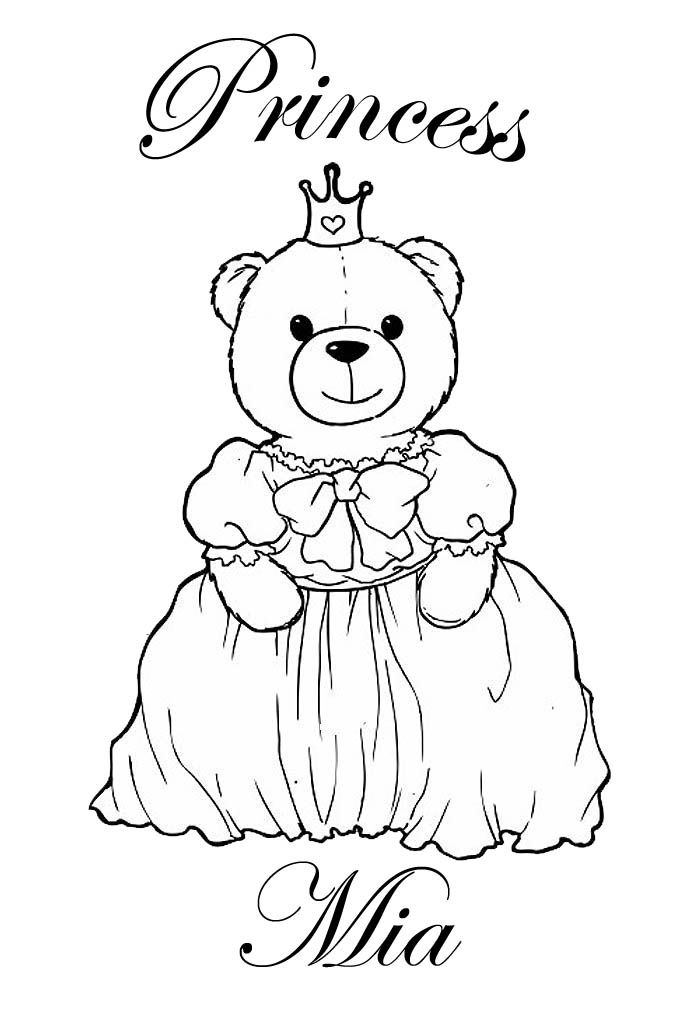 name coloring pages for girls - photo #10