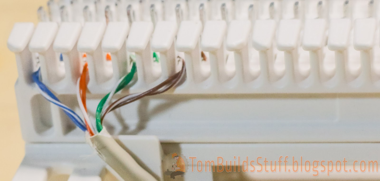 How to Wire a 4 Line Bridge with a 66 Block