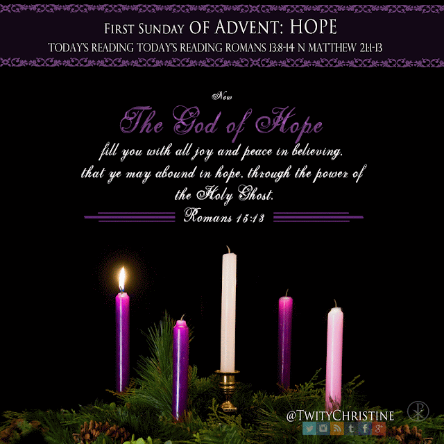First Sunday of AdventHOPE Christine Chrisrian