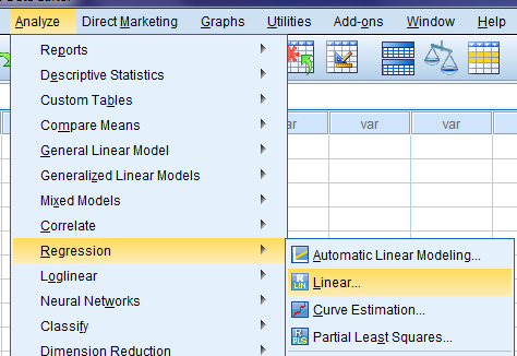 Uji Regresi Linear Sederhana Dengan SPSS - kabarito.com tahap pengujian di spss statistik regresi linear sederhana