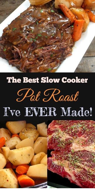The Best Slow Cooker Pot Roast I've Ever Made!