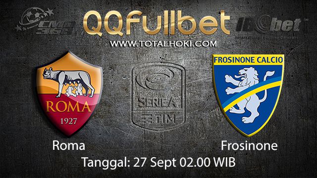 Prediksi Bola Jitu Roma vs Frosinone 27 September 2018 ( Italian Serie A )