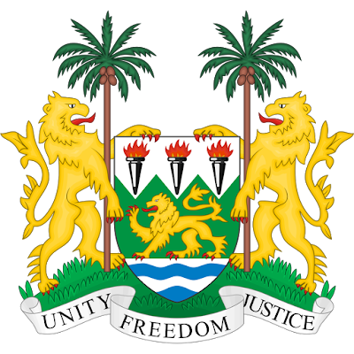 Logo Gambar Lambang Simbol Negara Sierra Leone PNG JPG ukuran 400 px
