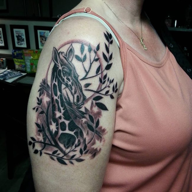tatuagens incríveis de girafas tatuagens incríveis de girafas