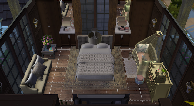 habitación de una casa en los sims 4 habitación de una casa en los sims 4
