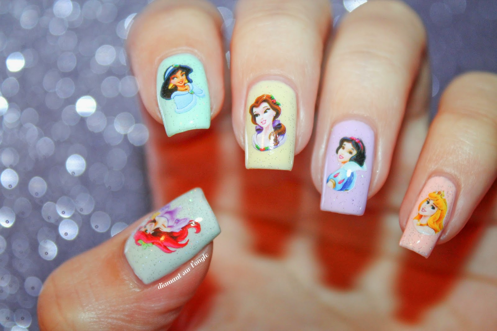 A Disney Princess Nail Art