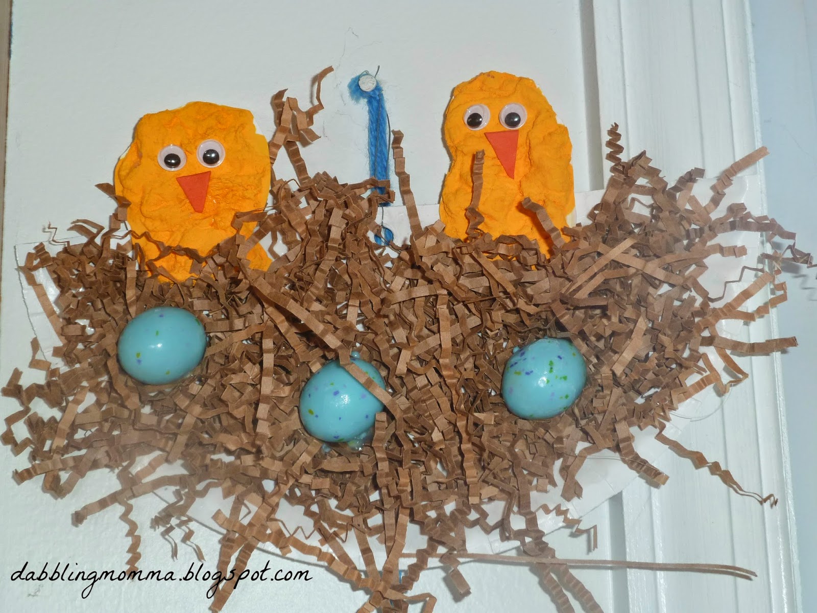 Dabblingmomma Birds Nest With Eggs