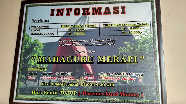 tur museum, museum tour yogyakarta, wisata museum yogyakarta, museum gunung api merapi