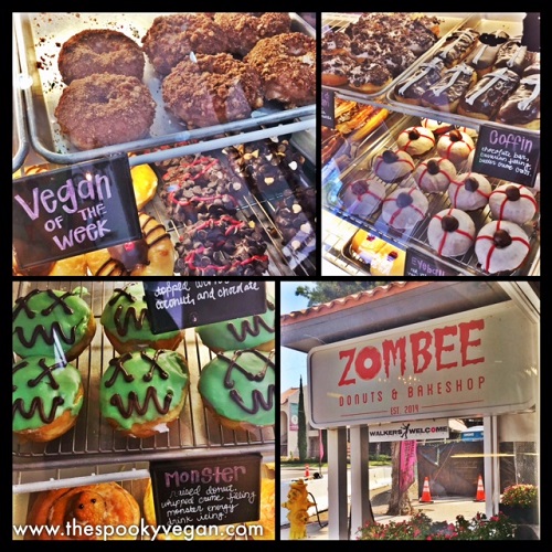 The Spooky Vegan Restaurant Review Zombee Donuts in Fullerton, CA