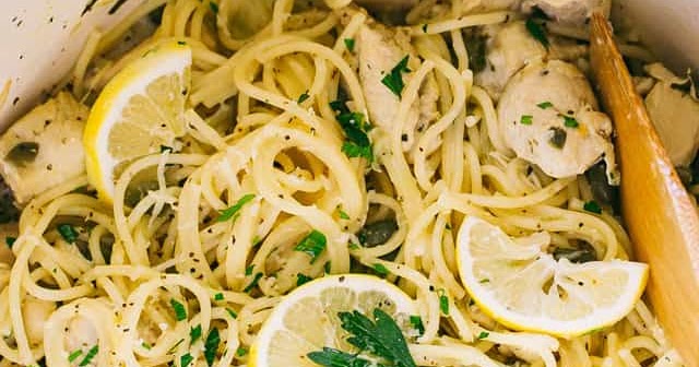 Crazy Life with Kids and Novels: Chicken Piccata - Diet Recipe