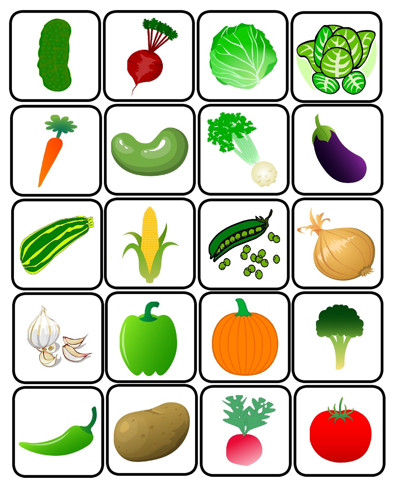 Карточки овощи для детей в детском саду