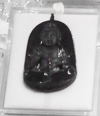 Mystic Black Buddha Pendant Mystic Black Buddha Pendant with a marvelous carving