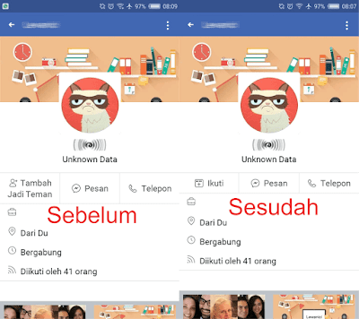 Facebook Cara Agar Facebook Tidak Bisa Di Add Orang Lain Dirubah Jadi Tombol Ikuti Lewat HP