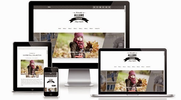 Allure Responisve Blogger Template Bthemez