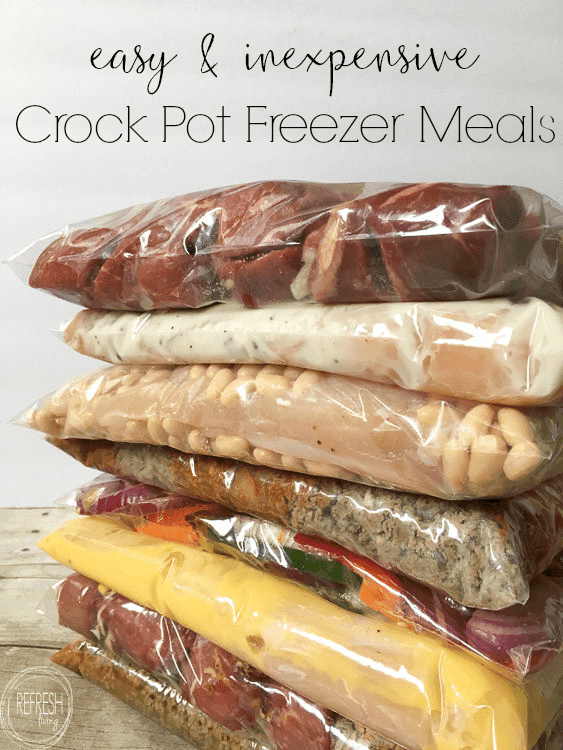 10 Crock Pot Freezer Meals at Weekend Potluck #287 — Mommy's Kitchen
