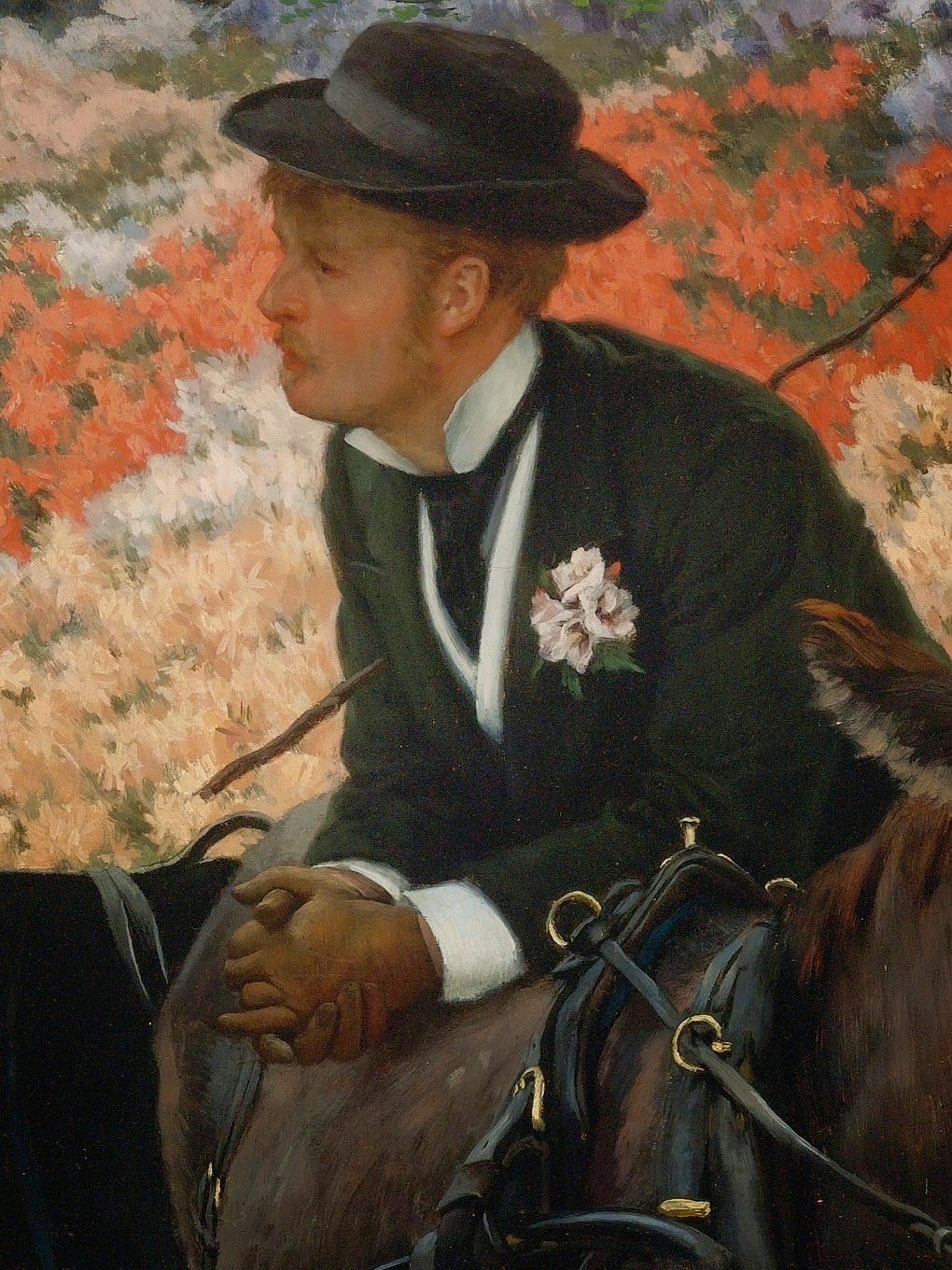 James Tissot The Morning Ride () James Tissot The Morning Ride ()