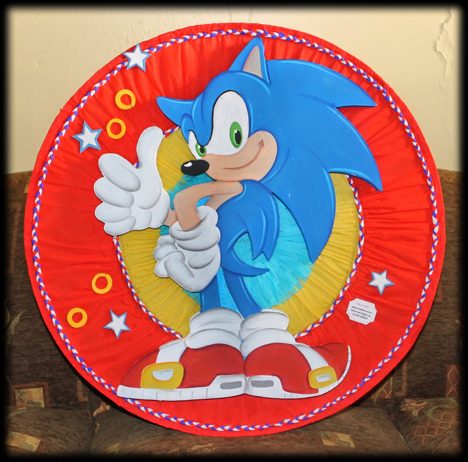Pinata De Sonic The Hedgehog Fiesta De Sonic Pinatas Fiestas De Images