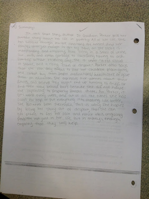 Example Of Narrative Essay On Kenneth Joyner