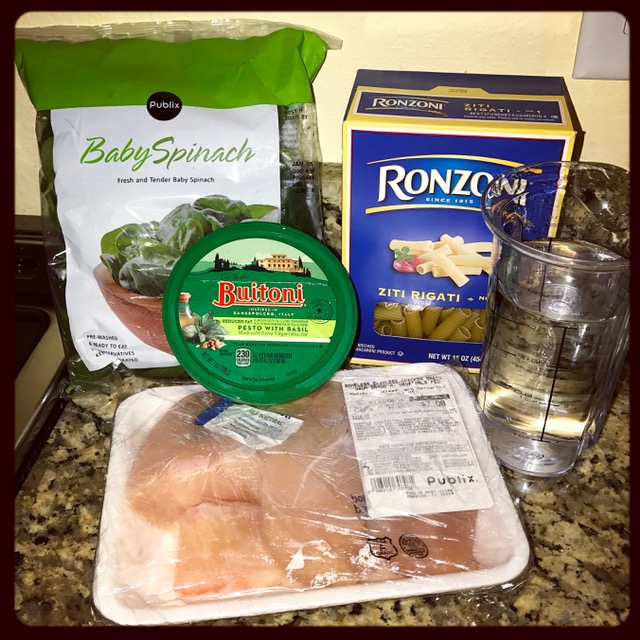 Food Under Pressure One Pot Pesto Chicken Pasta [Pressure Cooker]