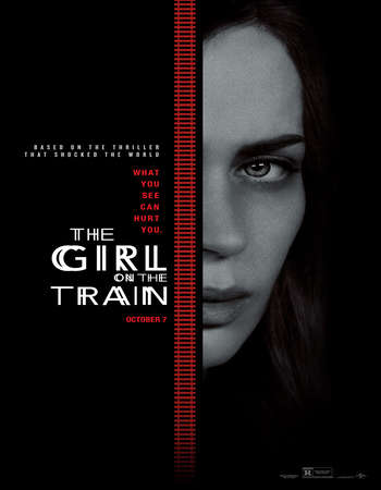 Poster Of The Girl on the Train 2016 English 700MB HDCAM x264 Free Download Watch Online downloadhub.in