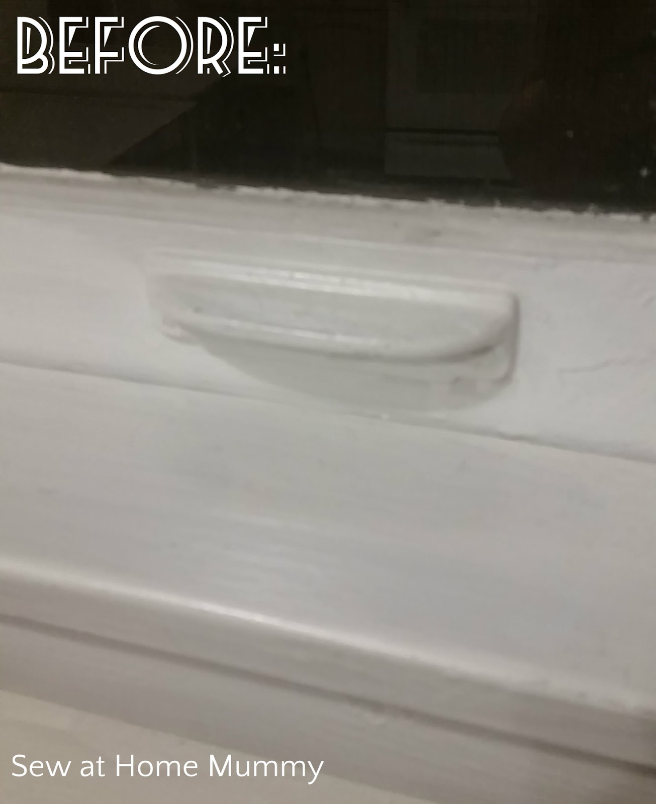 Sew at Home Mummy How to quickly (and easily!) remove paint from old hardware using items in