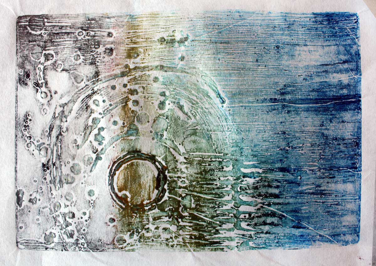 Judy Wise Collographs with Akua Inks