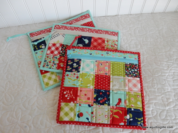 Patchwork Project Bag Tutorial - A Quilting Life