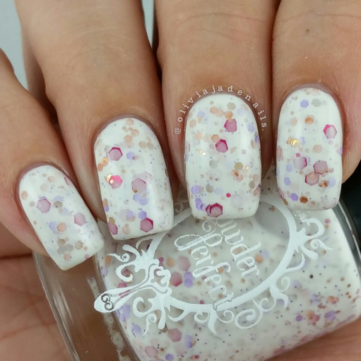 Powder Perfect Prettiest Sight To See 2015 swatched by Olivia Jade Nails