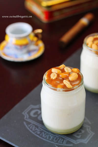 mousse yogurt caramello salato arachidi