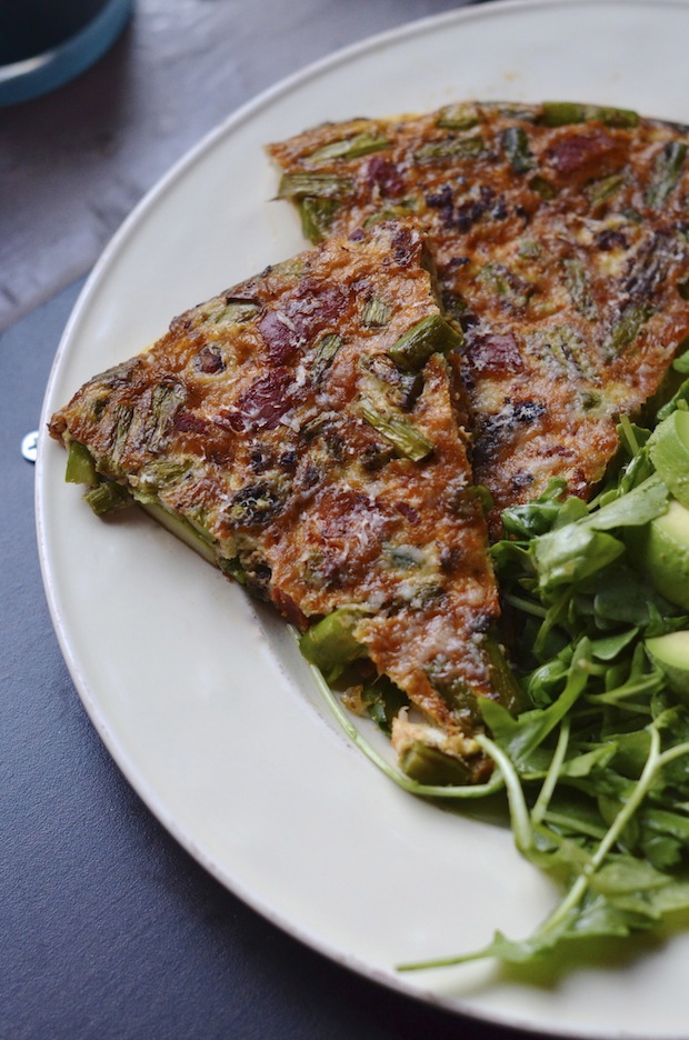 Chorizo, Manchego & Asparagus Frittata Always Order Dessert