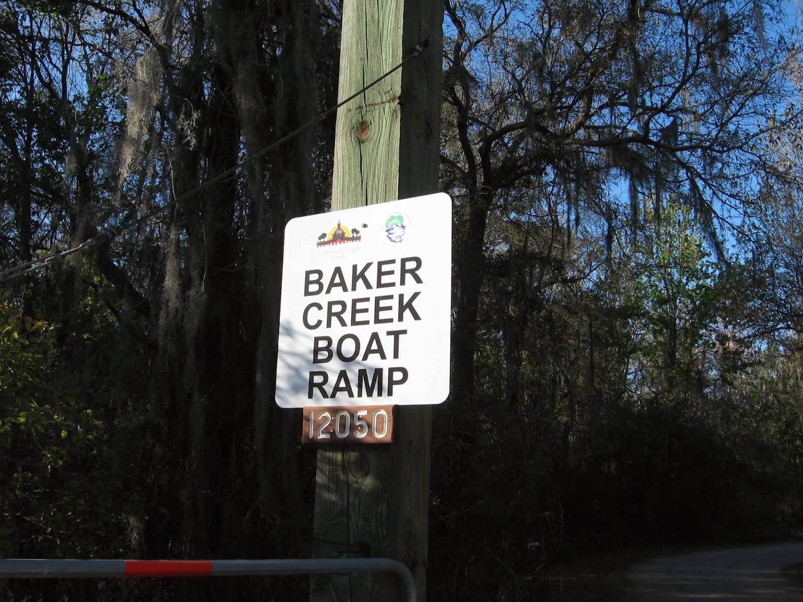 Thonotosassa Florida Baker Creek Boat Ramp on Lake Thonotosassa