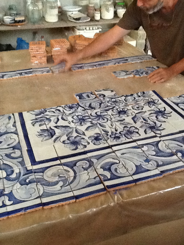 Nathalie Morhange • Pintura Decorativa: Azulejos