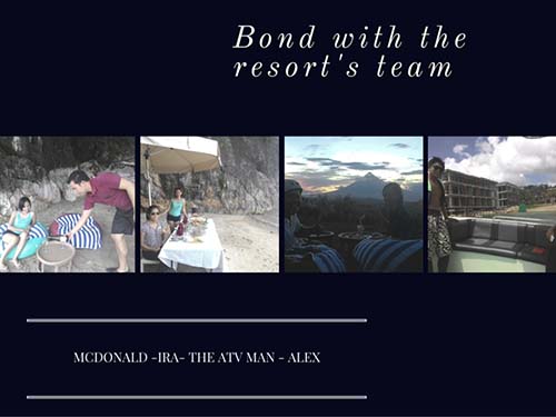 Bond with the resort's team, Misibis Bay, Albay