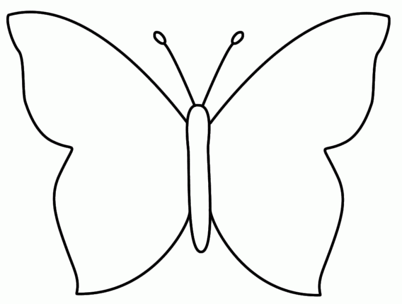 butterfly outline clip art free - photo #15