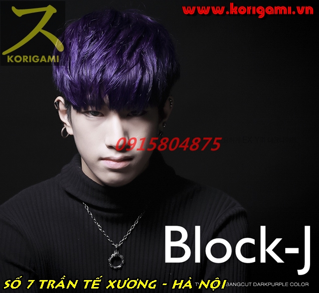 KIỂU TÓC NAM HÀN QUỐC NHUỘM MÁU TÍM ĐẬM DARKPURPLE KIỂU TÓC NAM HÀN QUỐC NHUỘM MÁU TÍM ĐẬM DARKPURPLE