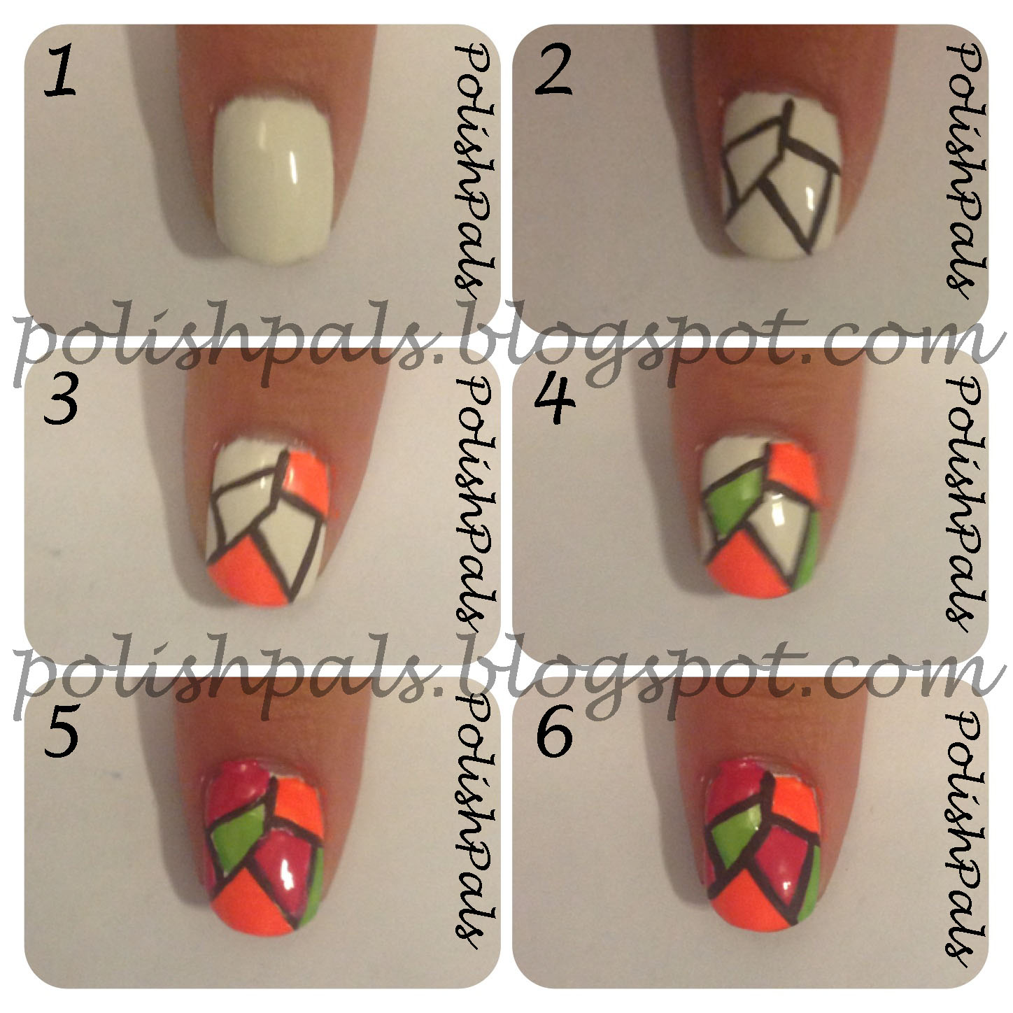 Polish Pals: Stained Glass Nails Tutorial