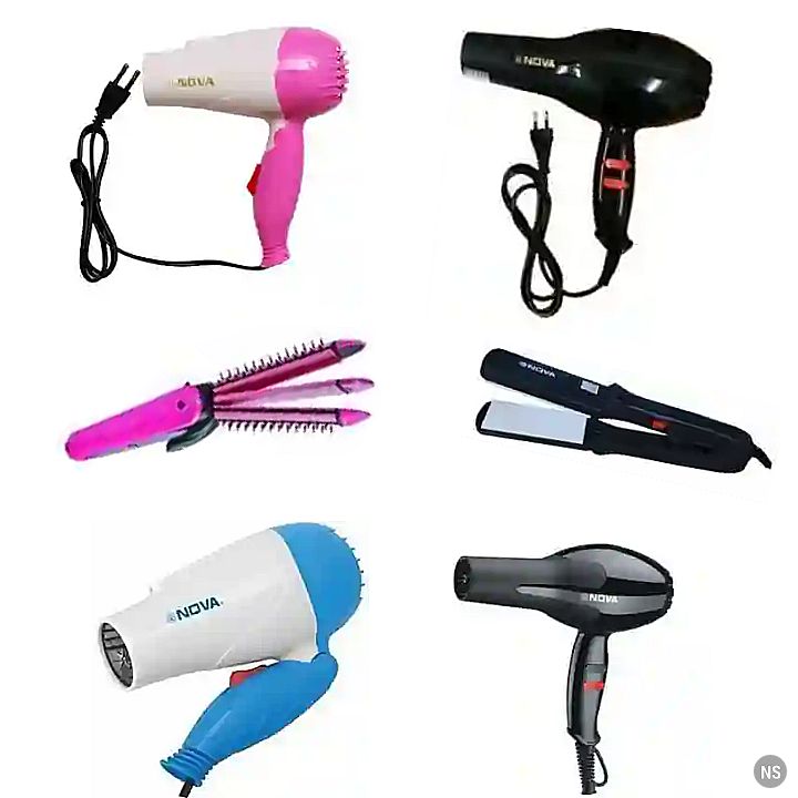 Nova Haircare Beauty Kit: Portable Handheld Hair Dryers, Curlers and Straighteners - Women's Hair Makeup Set and Accessories