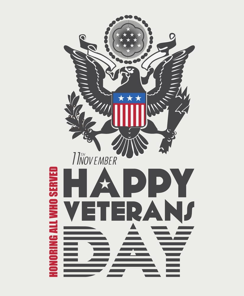 Words for veterans day cards