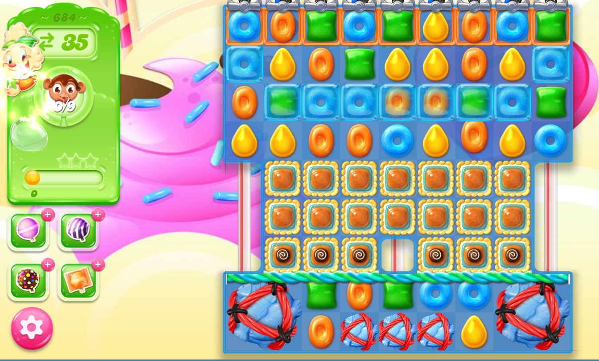 Candy Crush Jelly Saga level 684 Candy Crush Jelly Saga level 684