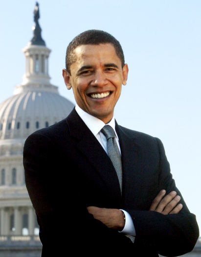 Barack Obama Foto de Barack Obama sonriendo