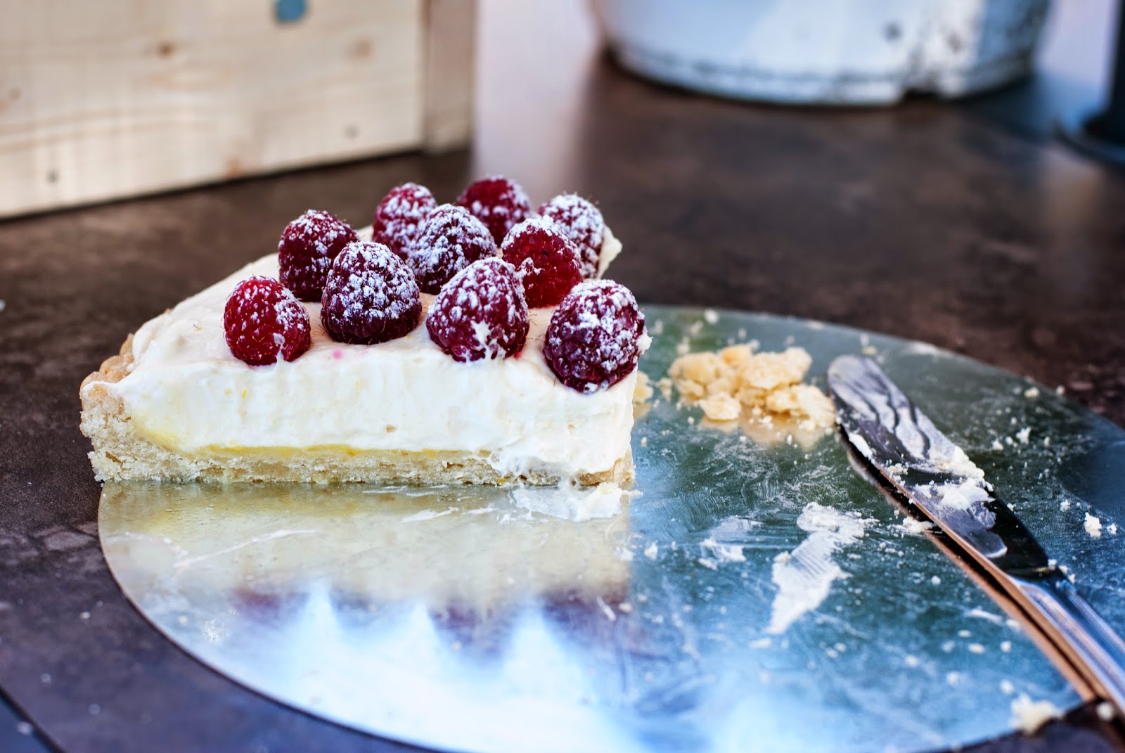 Ali à la mode Raspberry & Lemon Cream Tart