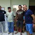 Prefeito Adamor Aires reúne trabalhadores para agradecer e sorteia brindes